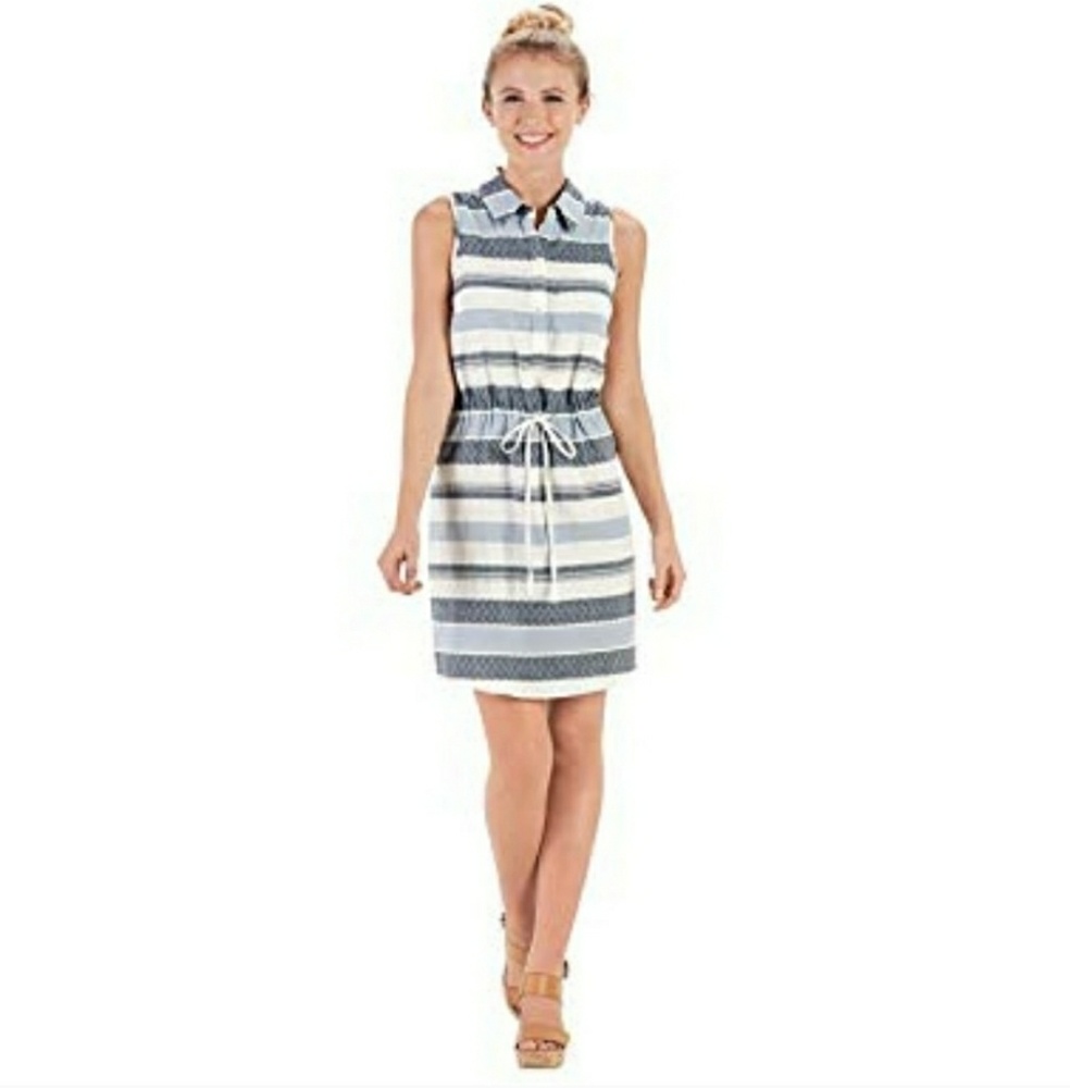 Mud Pie Striped Savannah sleeveless Dress